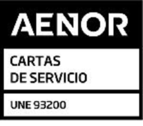 CERTIFICACION DE NUESTRA CARTA DE SERVICIOS POR AENOR